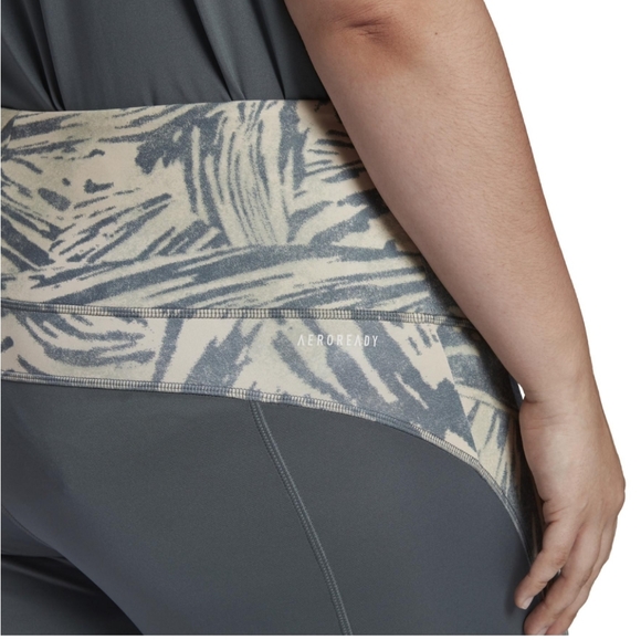 ADIDAS Zoe Saldana women's high waist tights size 4X - Picture 4 of 7